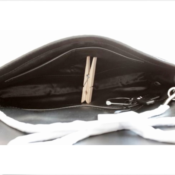 Milly Clutch Bag Metallic Bowery Hologram Clutch Convertible Shoulder Bag NWT - Picture 5 of 6